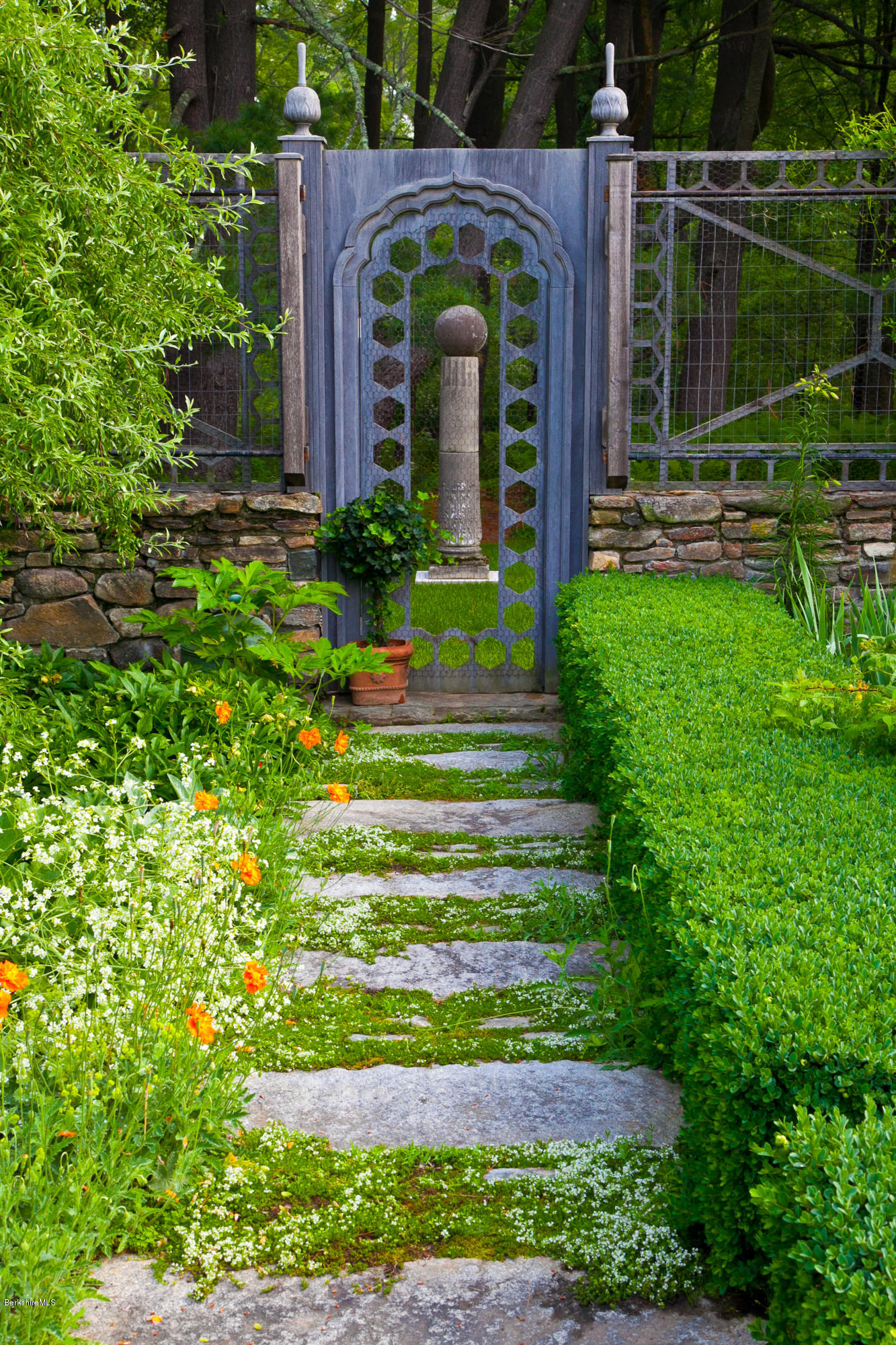 514 Rannapo Road Sheffield, MA 01257 - Photo 69 of 83 56 Garden side entrance