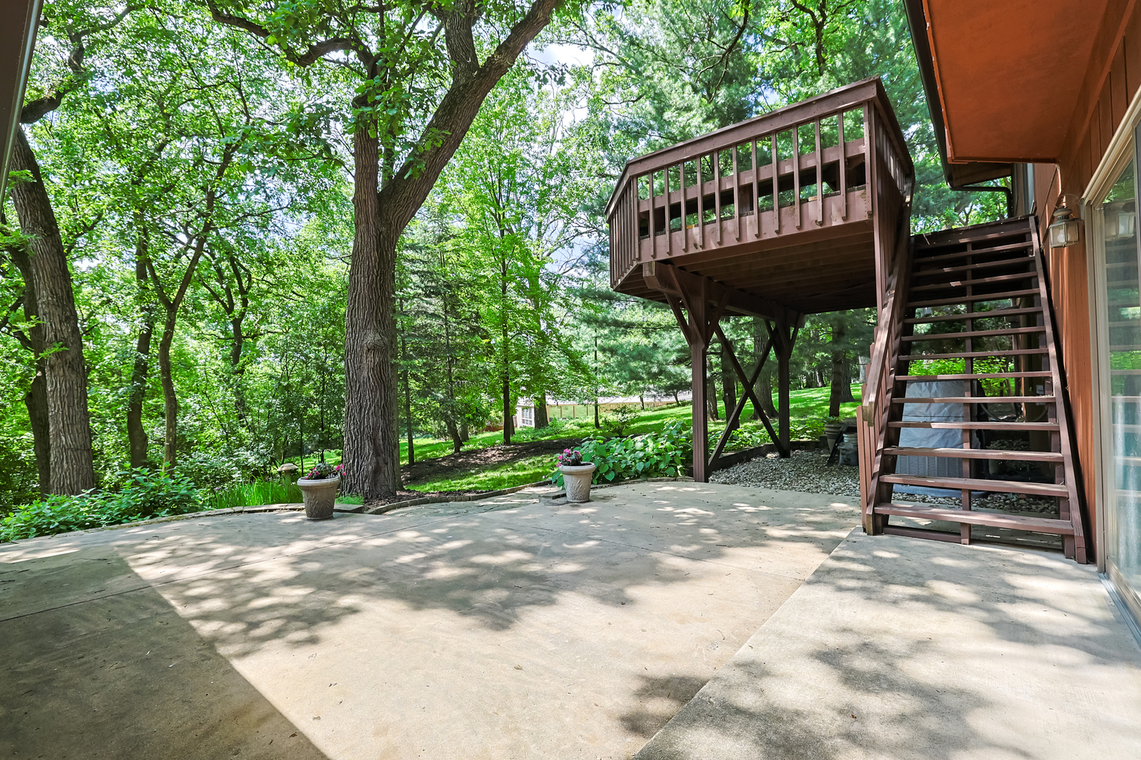 437 High Road Cary, IL 60013 - Photo 44 of 48 a view of a deck with a yard