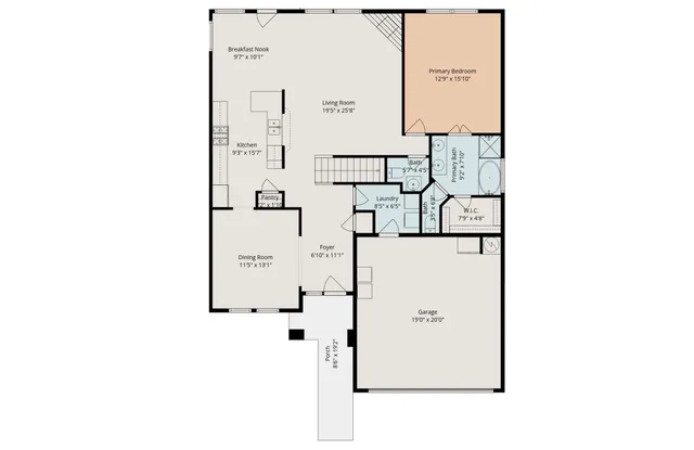 an outdoor space with seating