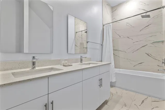 a room with pool table