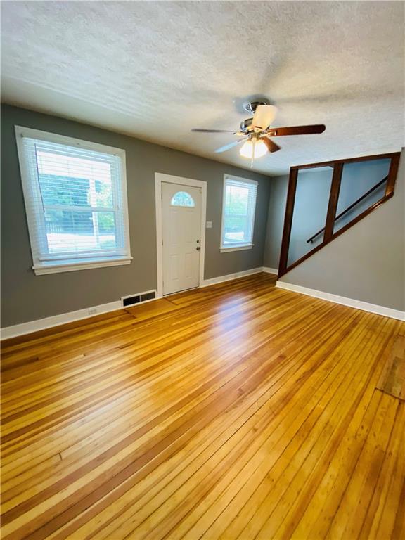 3821 Evergreen Road Pittsburgh, PA 15214 - Photo 4 of 20 Main entrance into living room... just look at those hardwood floors!