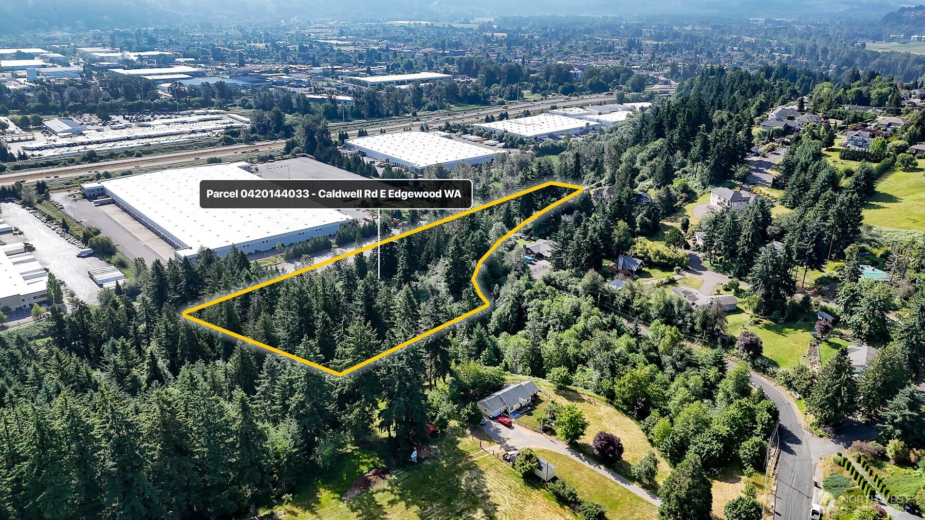 0 Caldwell Road East Puyallup, WA 98372 - Photo 8 of 13 an aerial view of multiple house