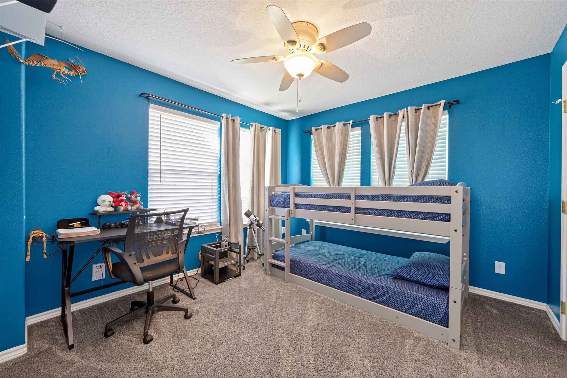 1127 County Road 299 Sargent, TX 77414 - Photo 27 of 46 a view of workspace with furniture and a window