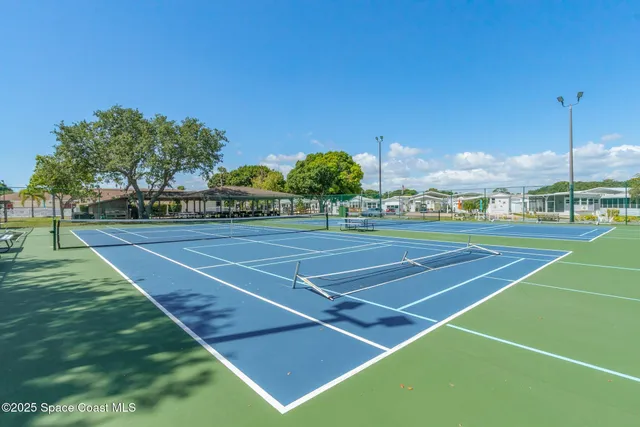 a view of a tennis court
