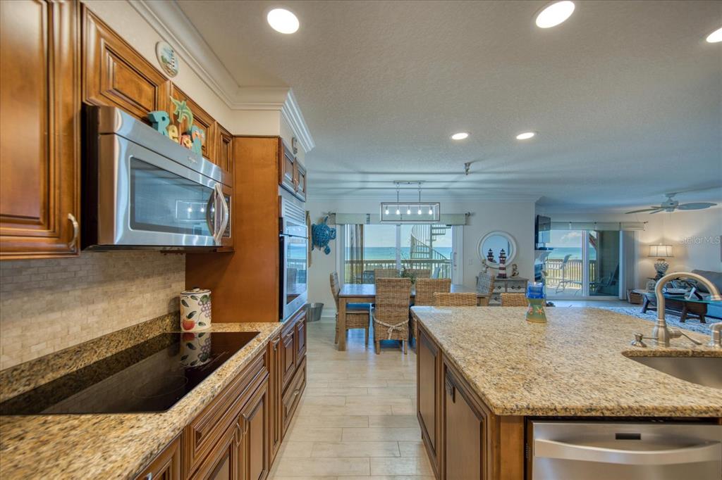 19930 Gulf Boulevard, Unit 5C Indian Shores, FL 33785 - Photo 29 of 55 a kitchen with lots of counter top space