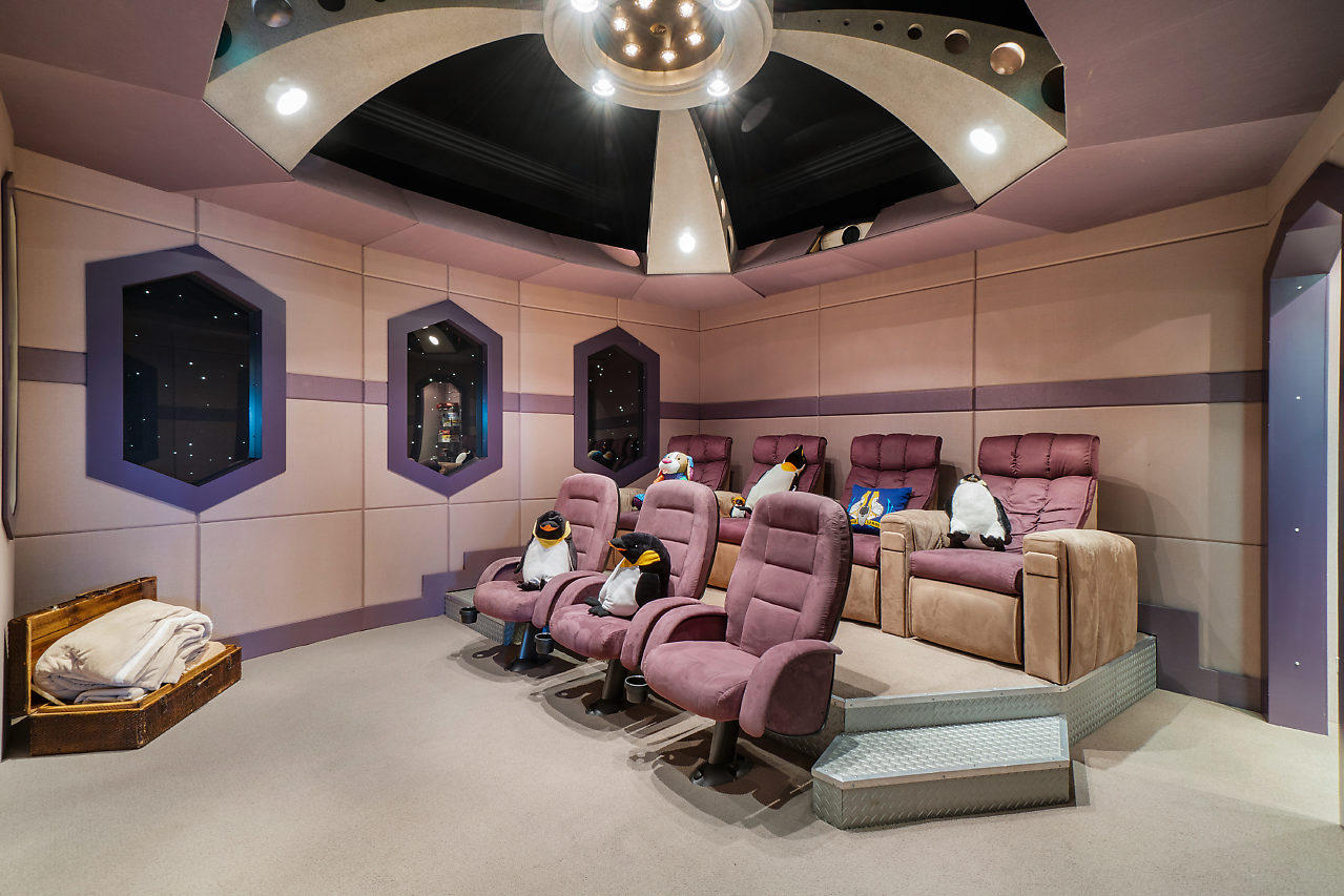 7663 Fenwick Place Boca Raton, FL 33496 - Photo 32 of 49 Upstairs Movie Theater