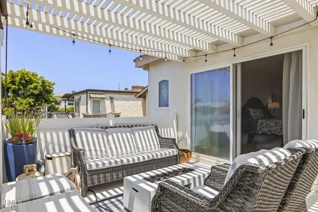 an aerial view of beach and ocean