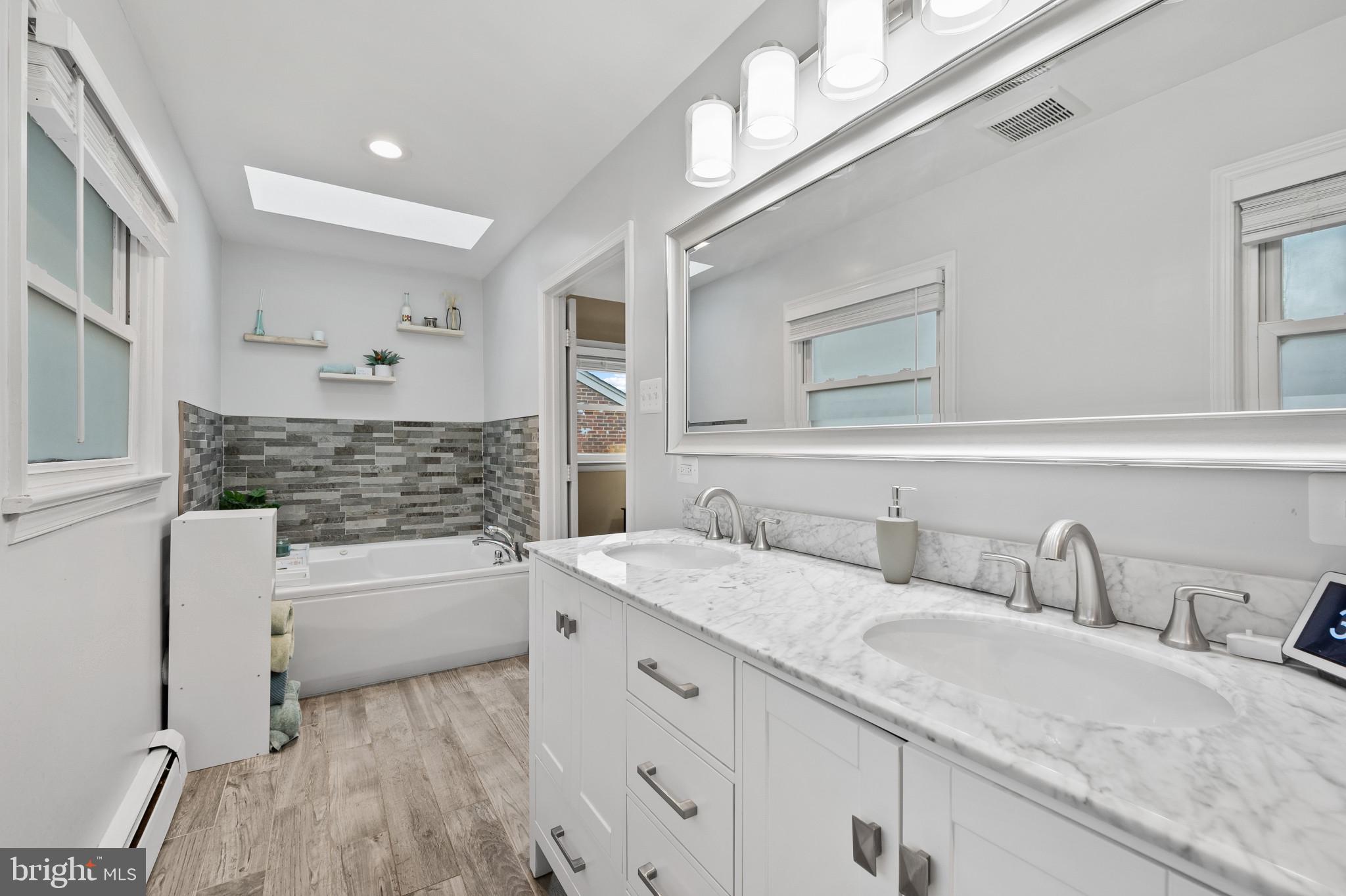 1213 Dale Drive Silver Spring, MD 20910 - Photo 14 of 33 Primary bath, 2 sinks, updated