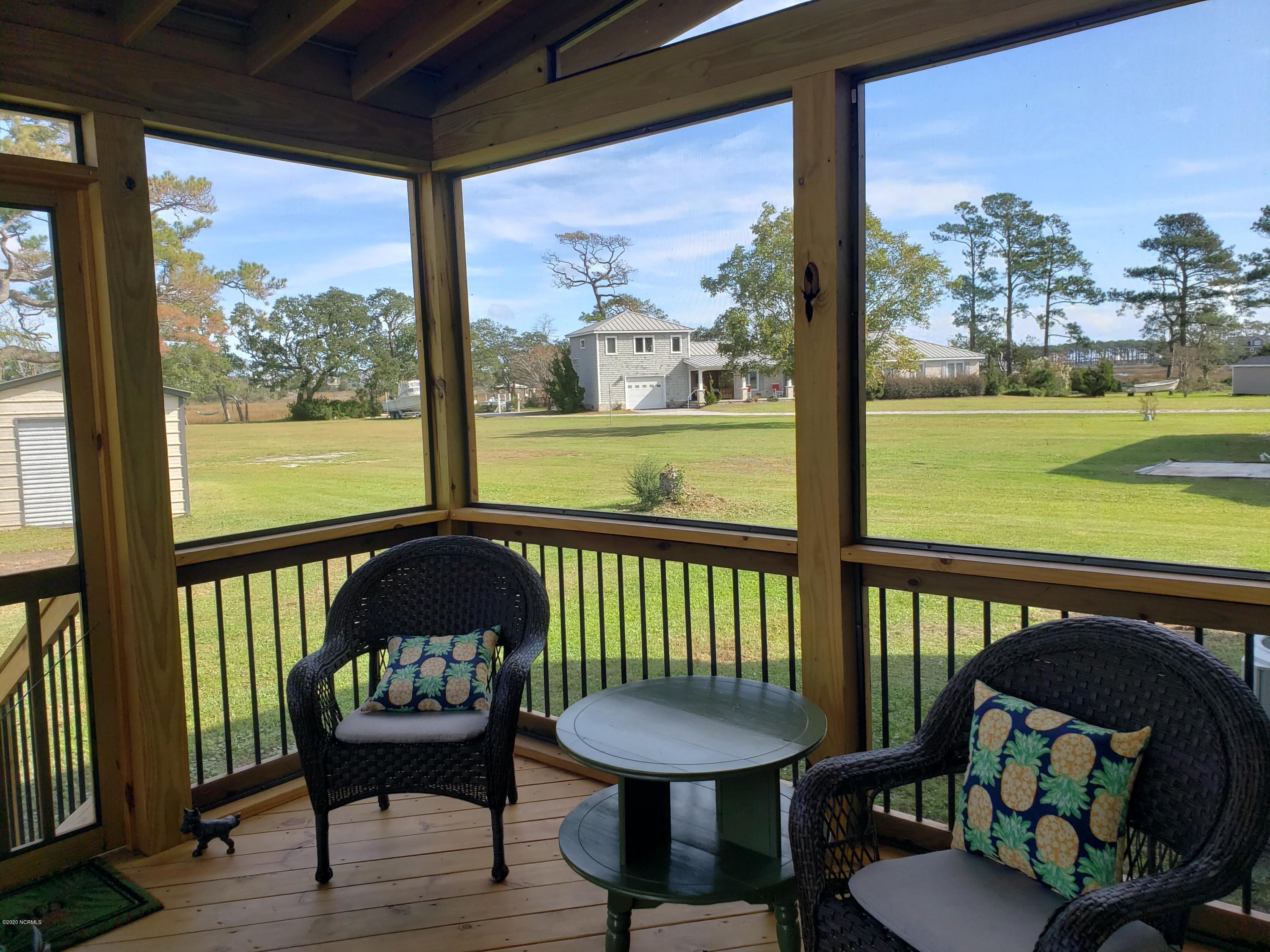 1806 Paulette Road Morehead City, NC 28557 - Photo 27 of 39 Nice views from the screened porch