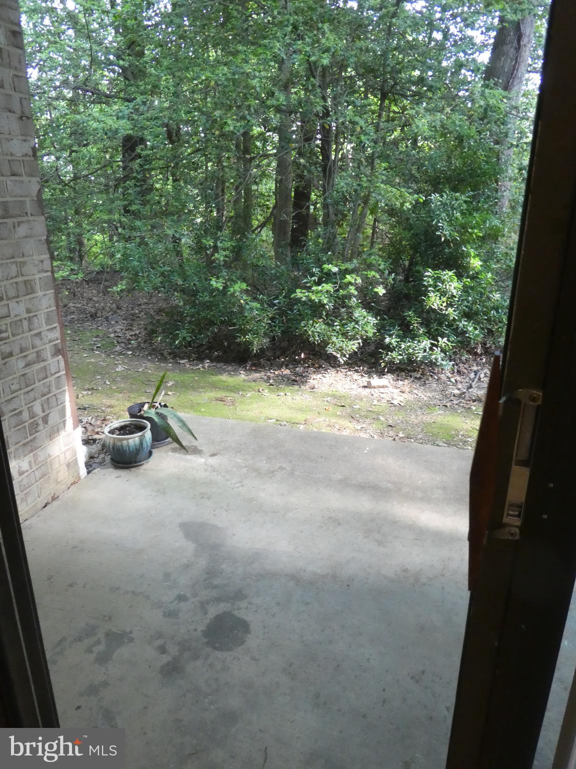 2220 Castle Rock Square, Unit 1B Reston, VA 20191 - Photo 26 of 36 A nice protected patio with View to Woods