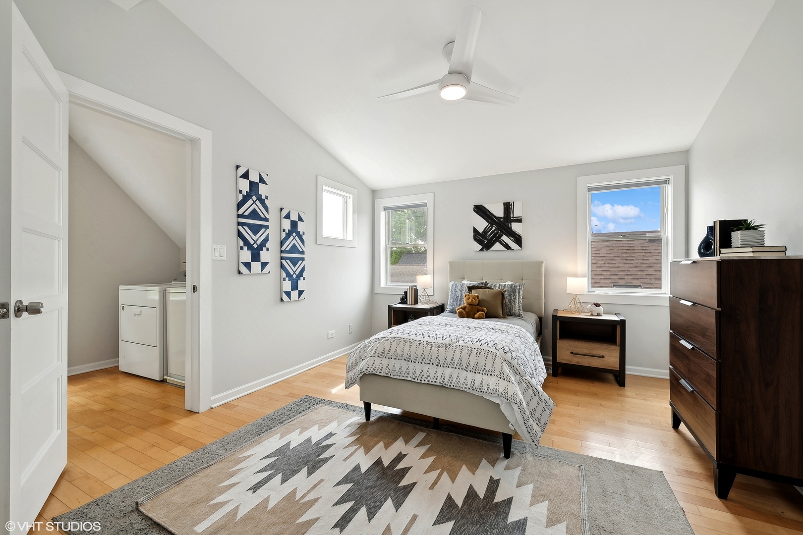 4159 North Bell Avenue Chicago, IL 60618 - Photo 33 of 42 a bedroom with a bed dresser and a window