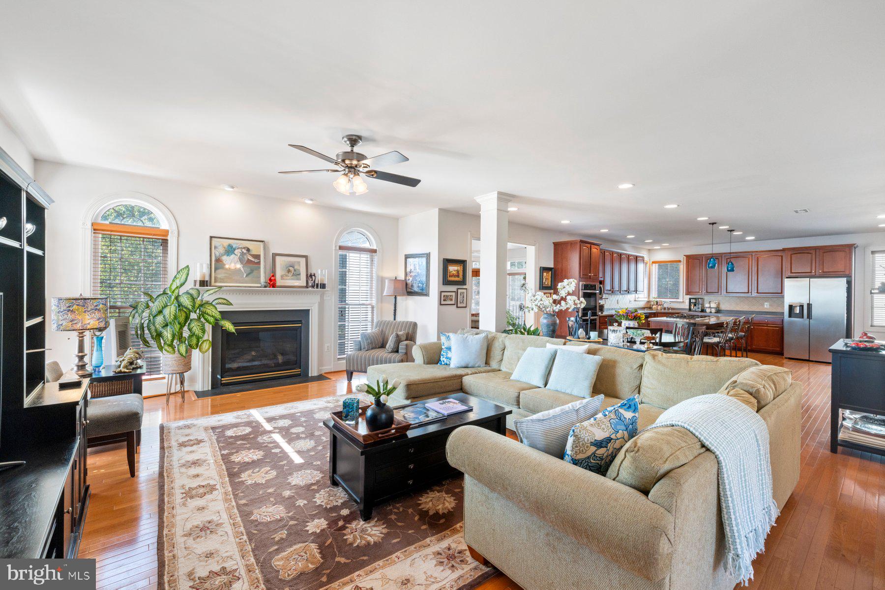 696 Reliance Drive Odenton, MD 21113 - Photo 21 of 82 Stunning Family Room with a gas fireplace!