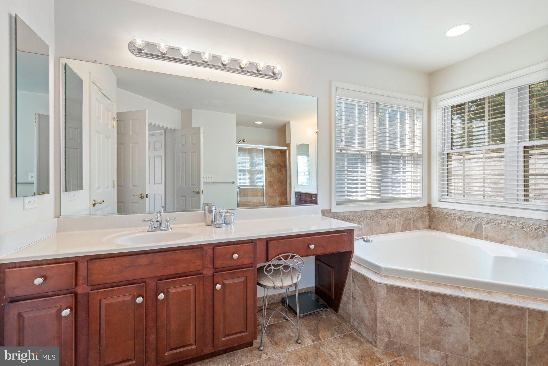 696 Reliance Drive Odenton, MD 21113 - Photo 35 of 82 Primary Bathroom w/ dual vanity and large tub!