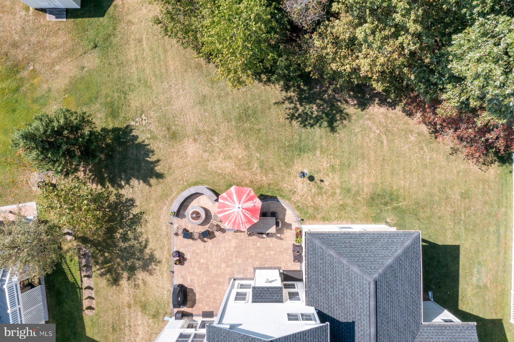 696 Reliance Drive Odenton, MD 21113 - Photo 64 of 82 Aerial View of Home and Backyard/Patio