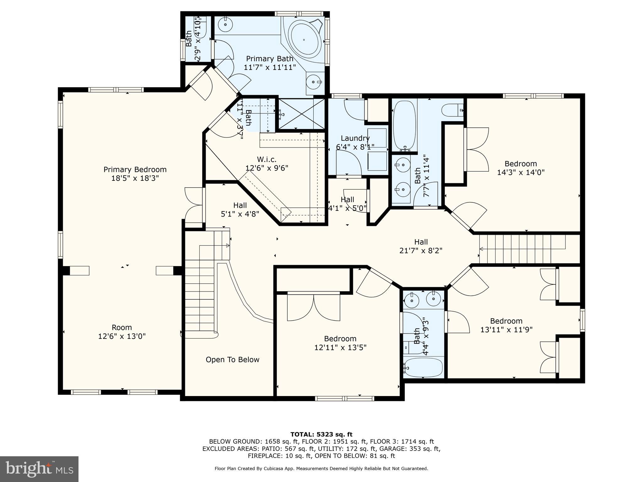 696 Reliance Drive Odenton, MD 21113 - Photo 80 of 82 Upper Level Floor Plan