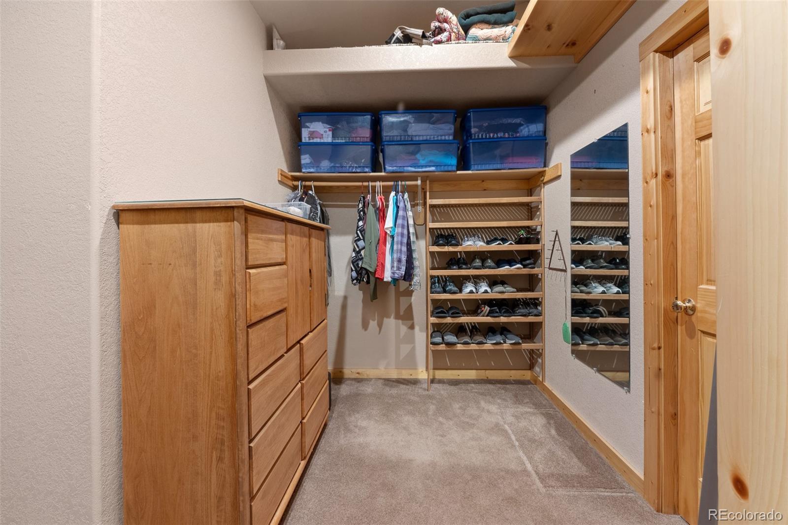 1163 Michigan Hill Road Jefferson, CO 80456 - Photo 29 of 48 a view of walk in closet with empty racks