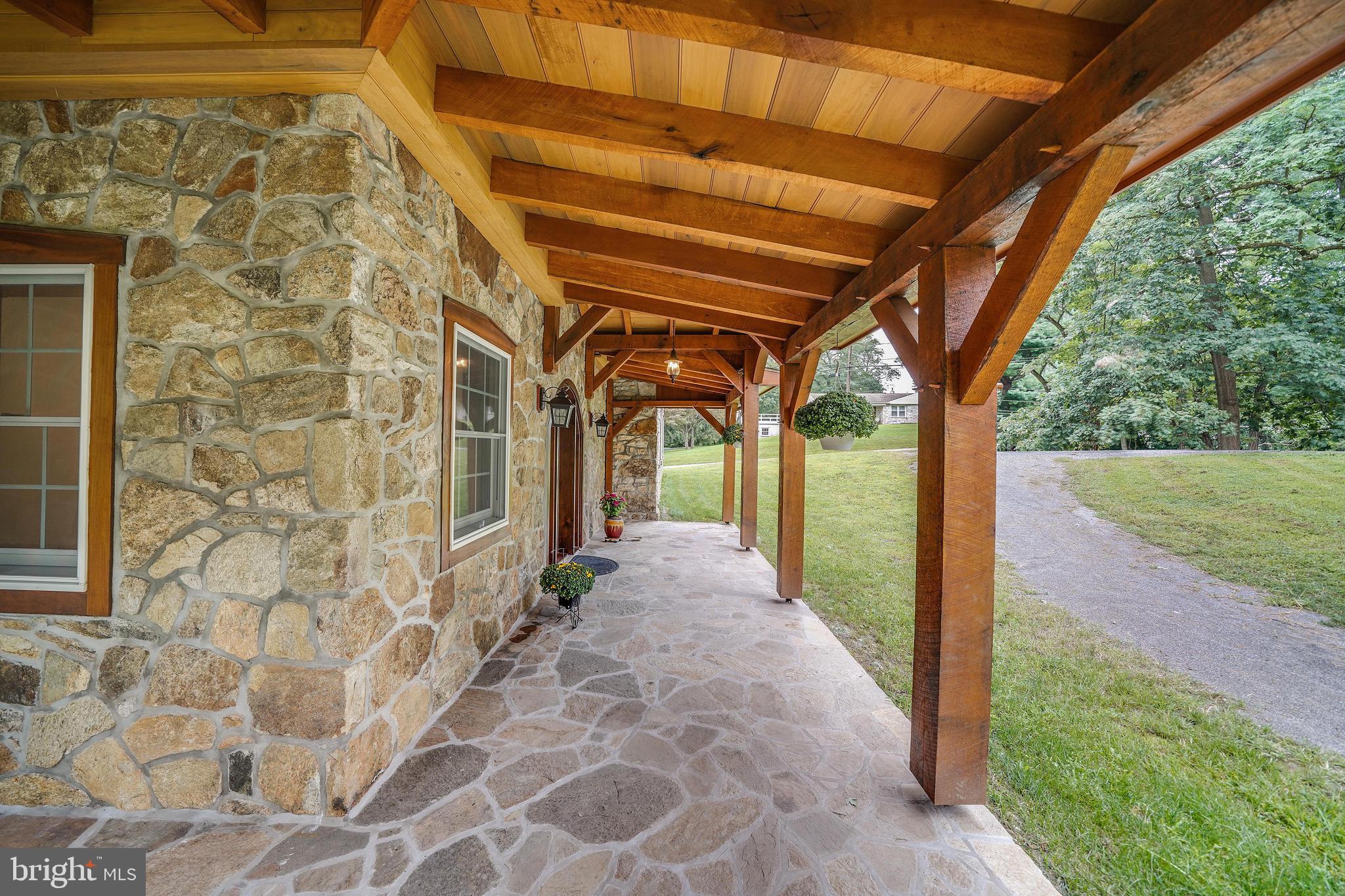 Covered front porch