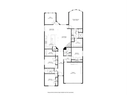 a picture of a floor plan