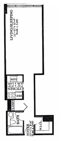 $615,000 | 350 West 50th Street, Unit 6R | Hell's Kitchen