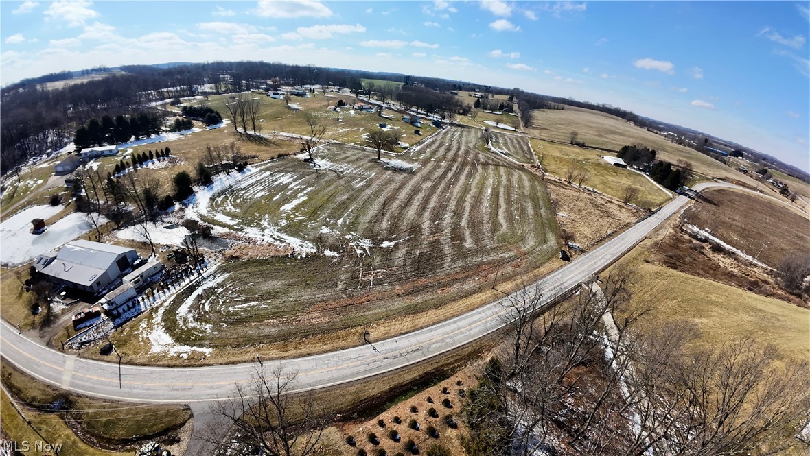 60 State Route Millersburg, OH 44654 - Photo 2 of 12 Aerial view of property and surrounding area featuring rural landscape