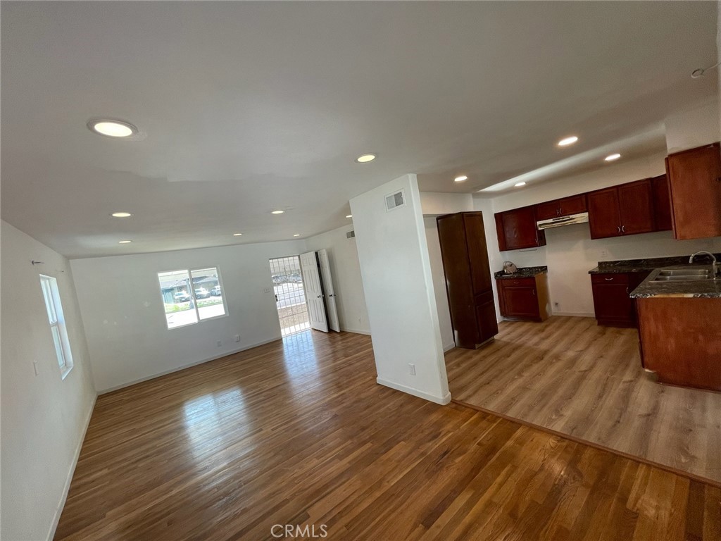 3005 Mary Street Riverside, CA 92506 - Photo 2 of 9 a view of a kitchen with a sink and a refrigerator