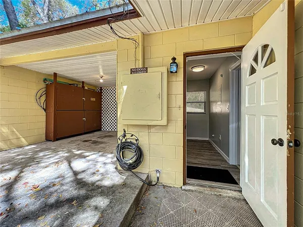 a view of a house with sitting area