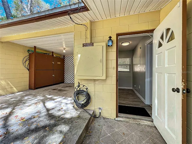 a view of a house with sitting area