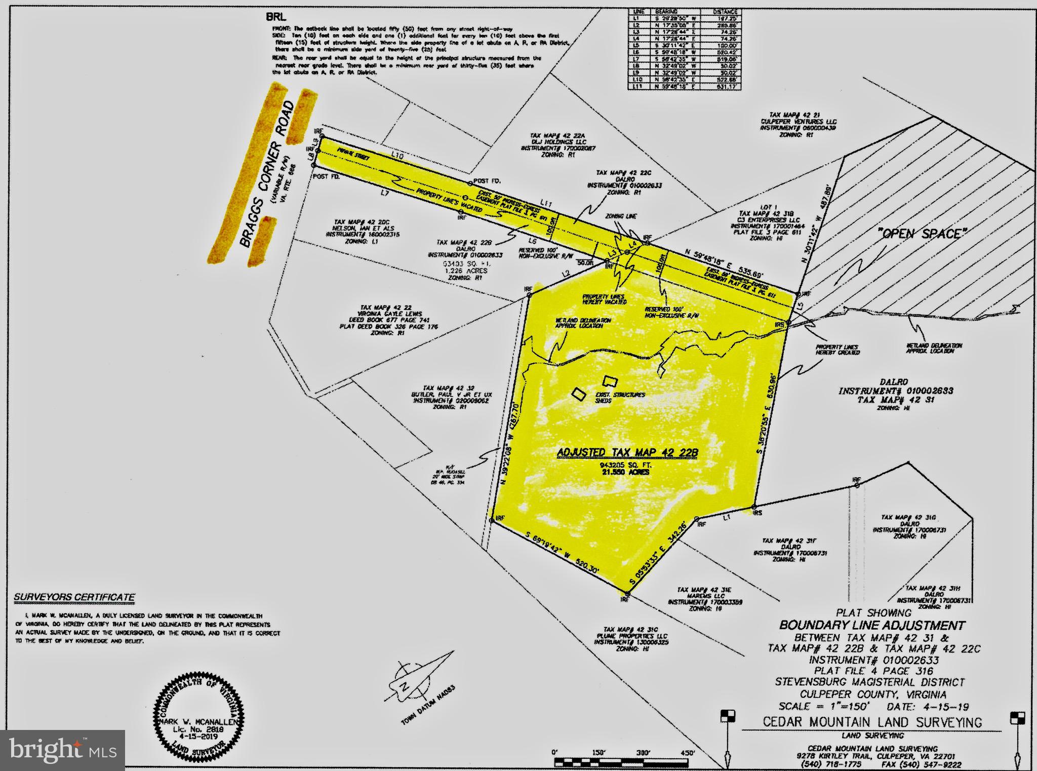 Braggs Corner Road Culpeper, VA 22701 - Photo 1 of 1 Gallery Image 1
