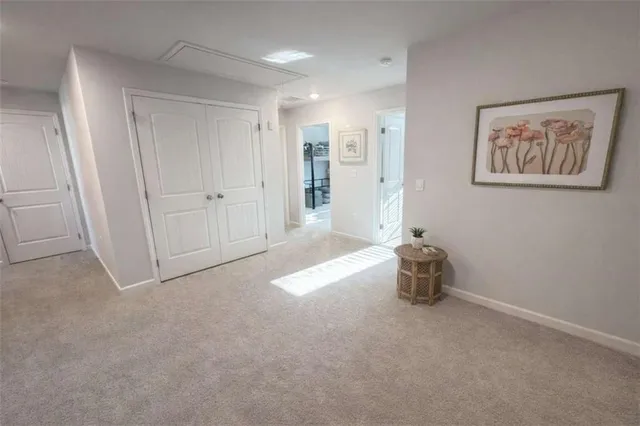 a view of an empty room