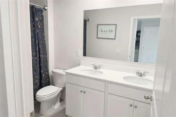 a close view of utility room