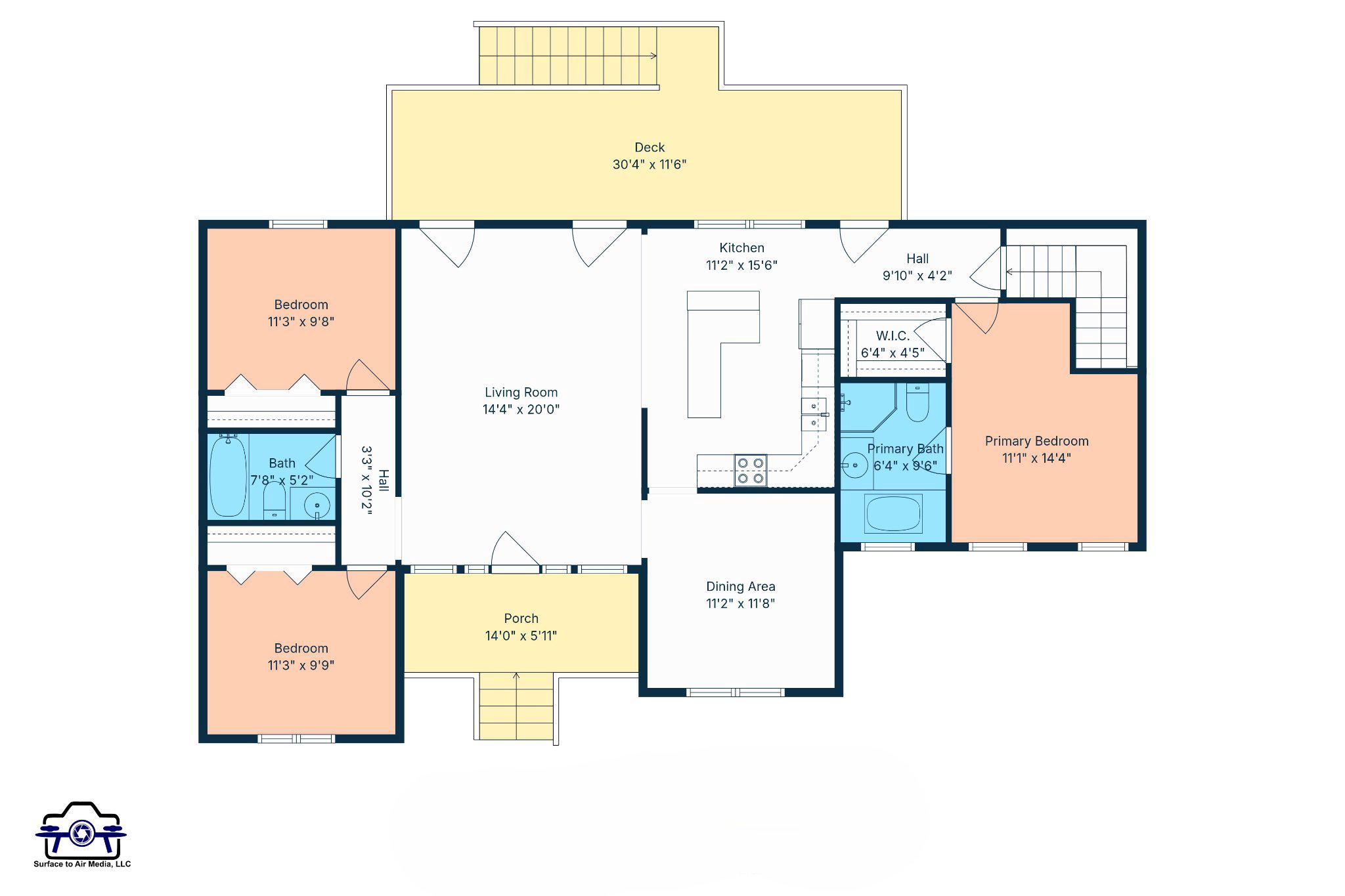 1034 Hepner Road Mount Jackson, VA 22842 - Photo 61 of 62 Main level floor plan