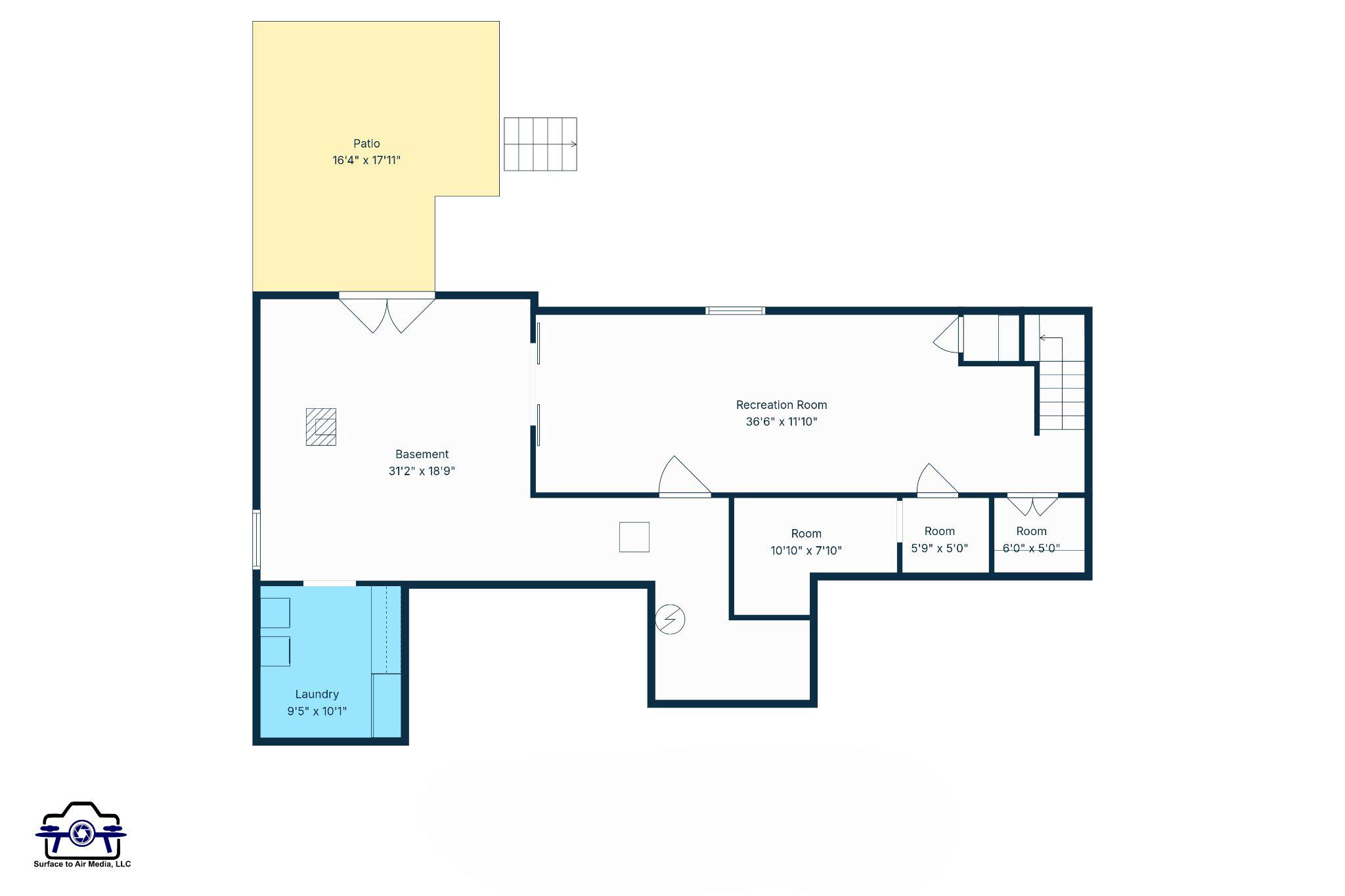 1034 Hepner Road Mount Jackson, VA 22842 - Photo 62 of 62 Basement floor plan