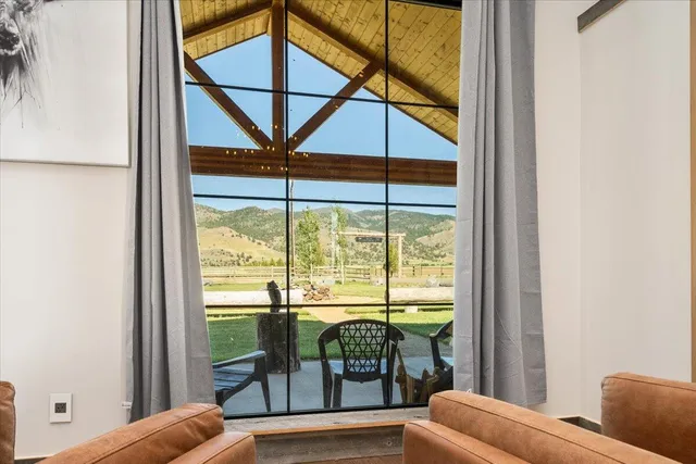 a kitchen with a stove and a refrigerator