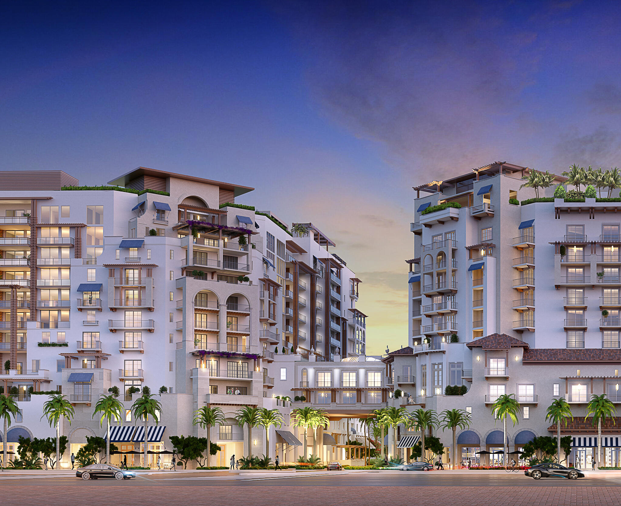 105 East Camino Real, Unit 912 Boca Raton, FL 33432 - Photo 4 of 20 a front view of multi story residential apartment building with a yard
