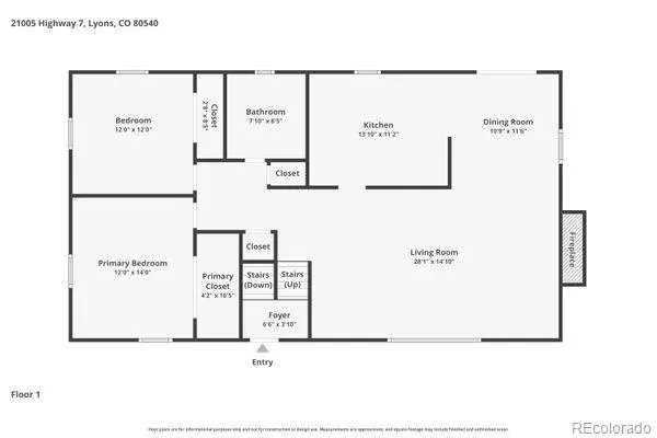 $550,000 | 21005 Highway 7, Lyons, CO 80540