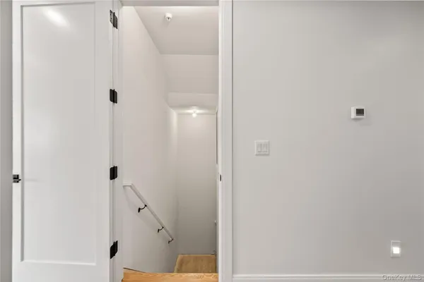 a view of a bathroom from a bathroom