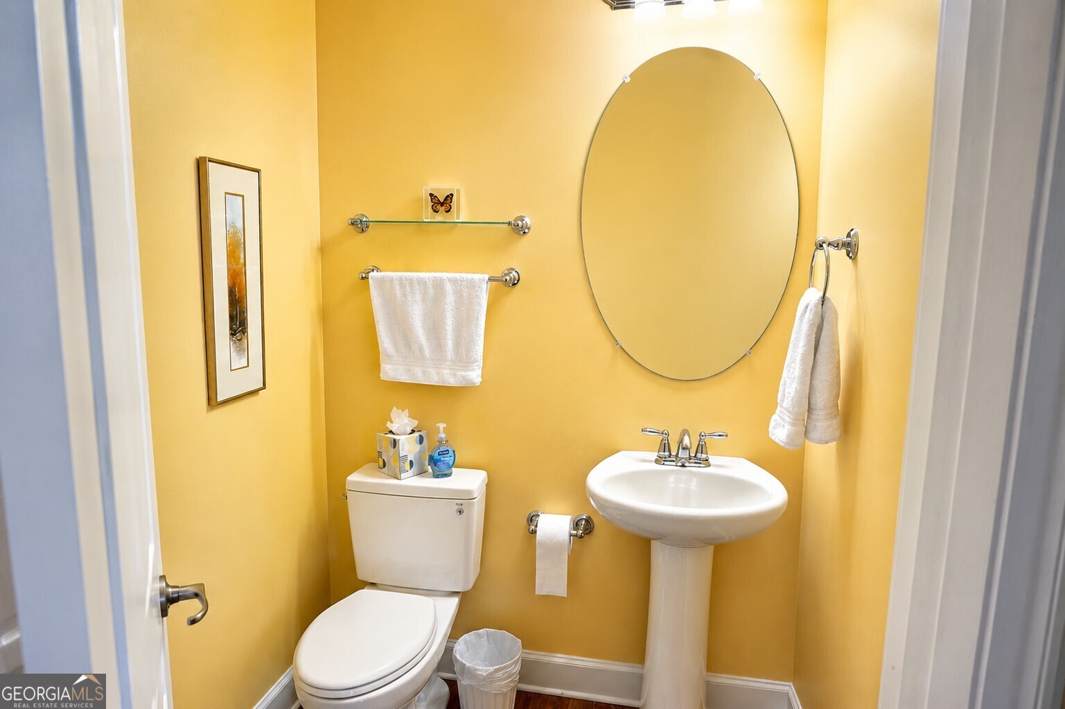 1211 Water Front Road Greensboro, GA 30642 - Photo 18 of 40 a bathroom with a sink mirror and toilet