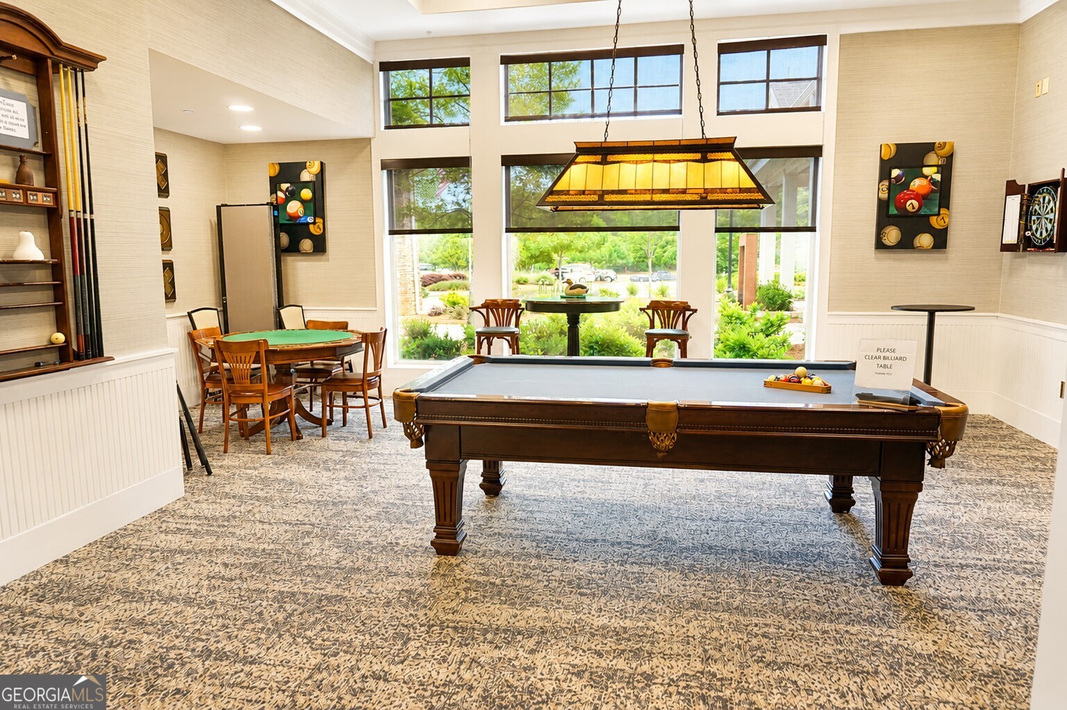 1211 Water Front Road Greensboro, GA 30642 - Photo 33 of 40 a living room with furniture and a pool table