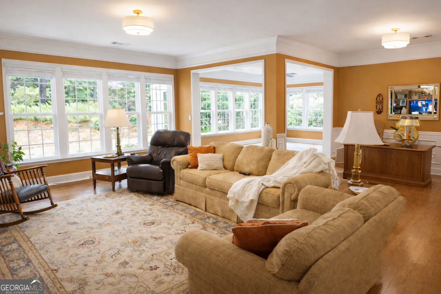 1211 Water Front Road Greensboro, GA 30642 - Photo 6 of 40 a living room with furniture and a large window