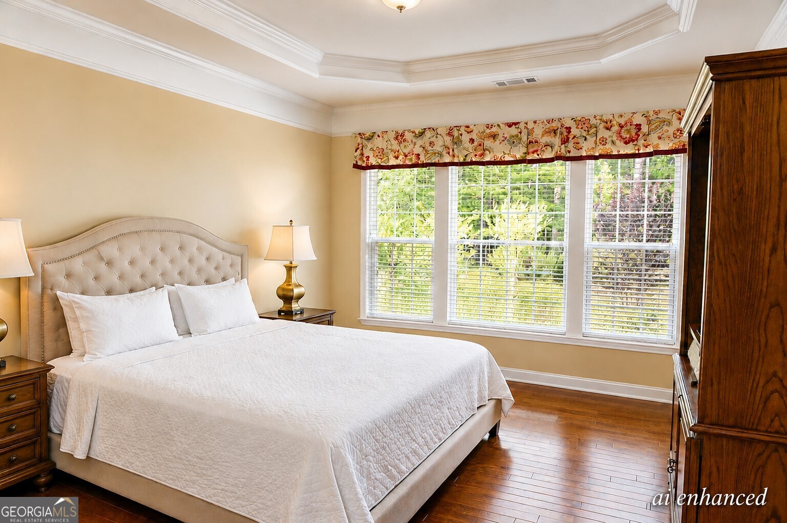1211 Water Front Road Greensboro, GA 30642 - Photo 10 of 40 a bedroom with a large bed and a large window