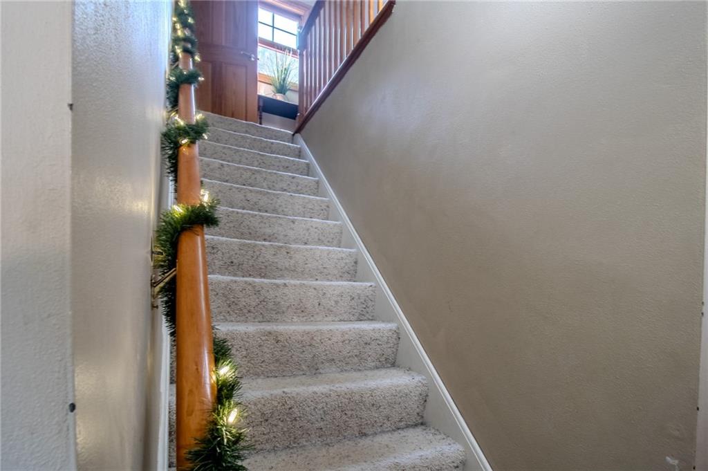 125 Slate Run Road Greensburg, PA 15601 - Photo 18 of 37 a view of staircase with white walls