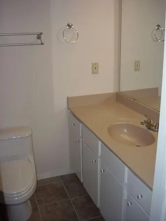 a bathroom with a sink and a toilet