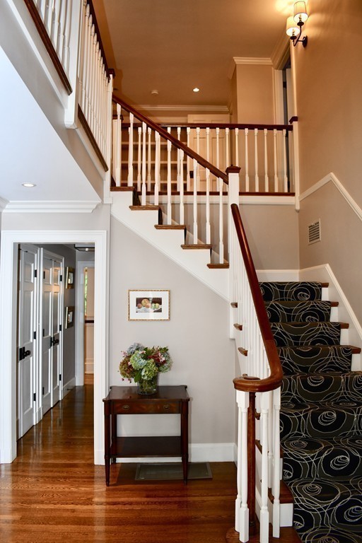 49 Fiske Road Wellesley, MA 02481 - Photo 20 of 29 a view of entryway and hall with wooden floor