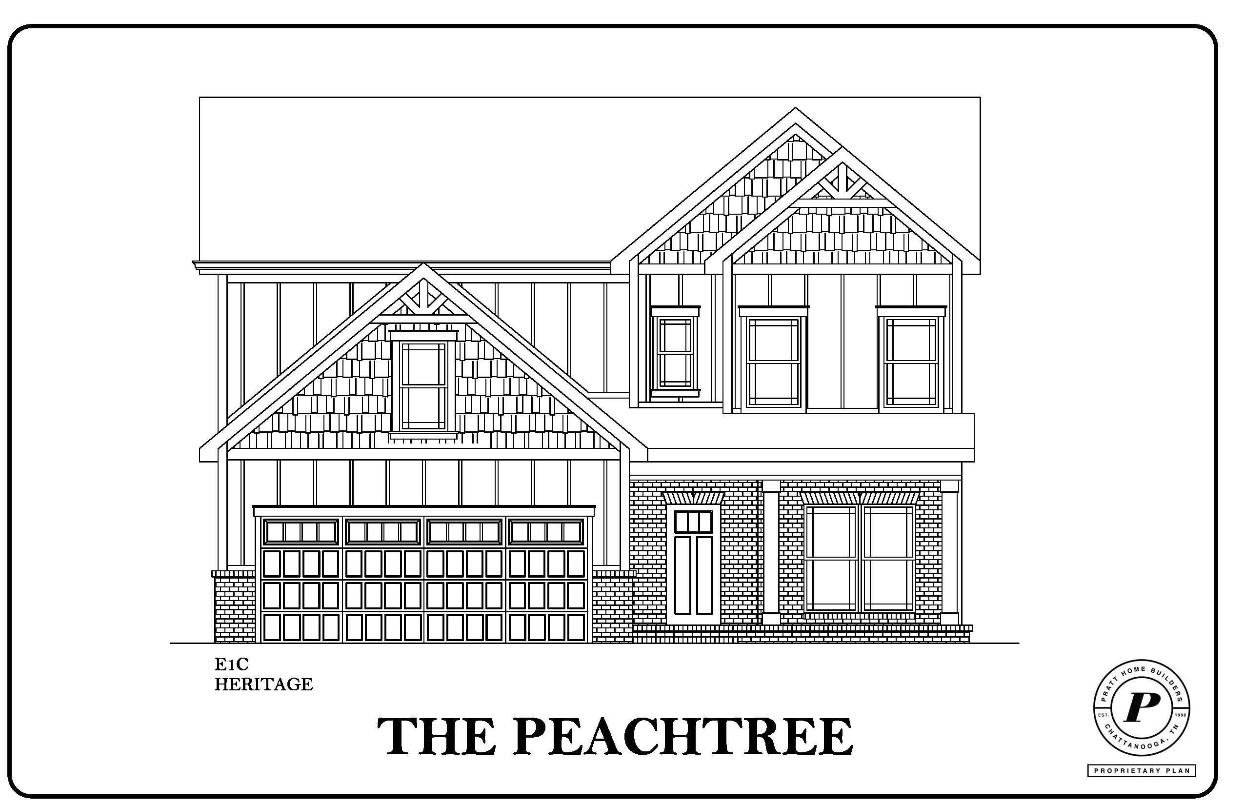 2632 Firefly Fld Road, Unit 45 Ooltewah, TN 37363 - Photo 29 of 32 FC45 SPEC PEACHTREE LG PRES ELEV E1C