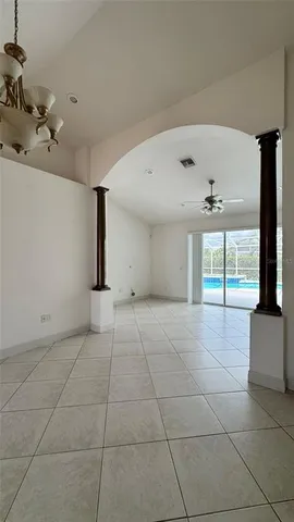 a view of a livingroom with a furniture