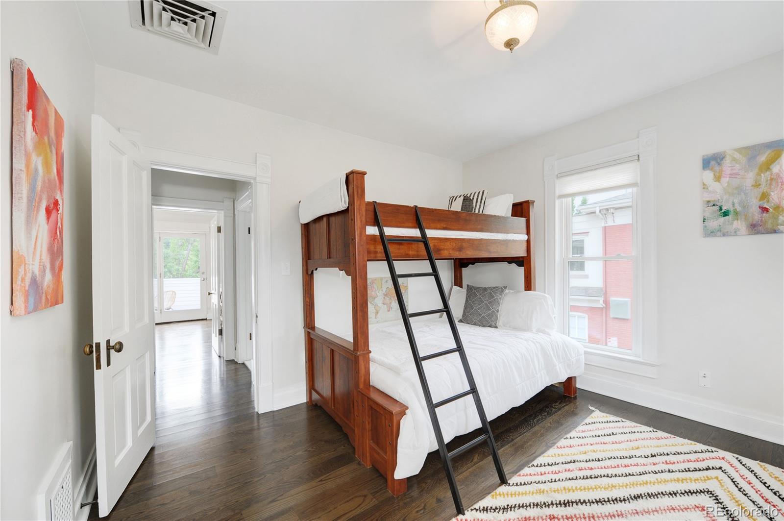 2040 Walnut Street Boulder, CO 80302 - Photo 28 of 40 a bedroom with bunk bed