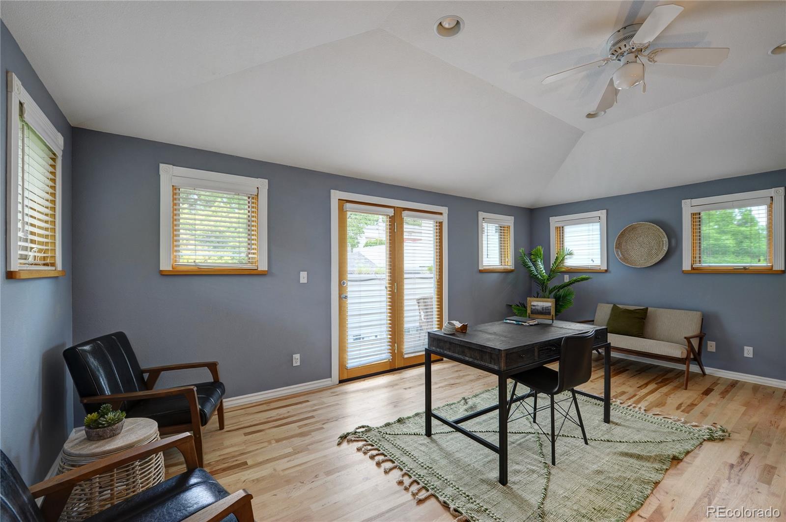 2040 Walnut Street Boulder, CO 80302 - Photo 35 of 40 a workspace with furniture window and wooden floor