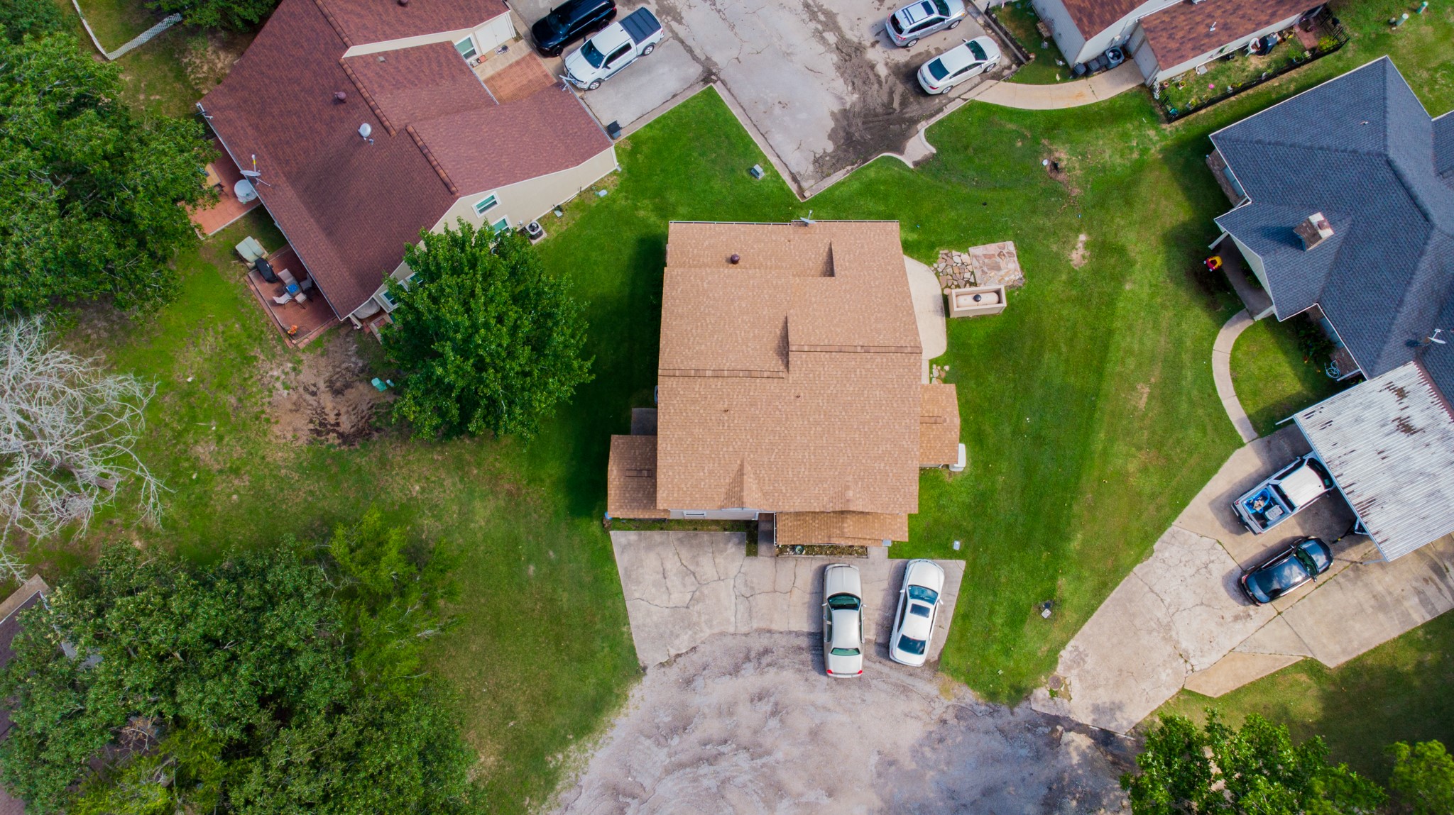 287 Broadmoor Street Trinity, TX 75862 - Photo 35 of 36 an aerial view of a house with a yard