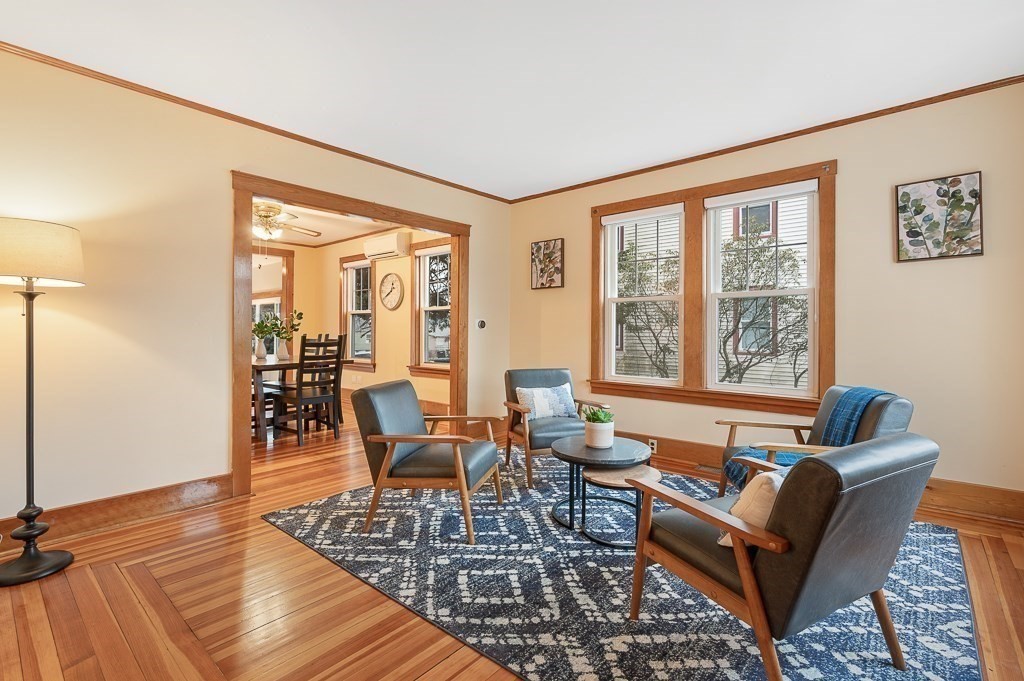 17 George Street Framingham, MA 01702 - Photo 6 of 38 a living room with furniture and large windows