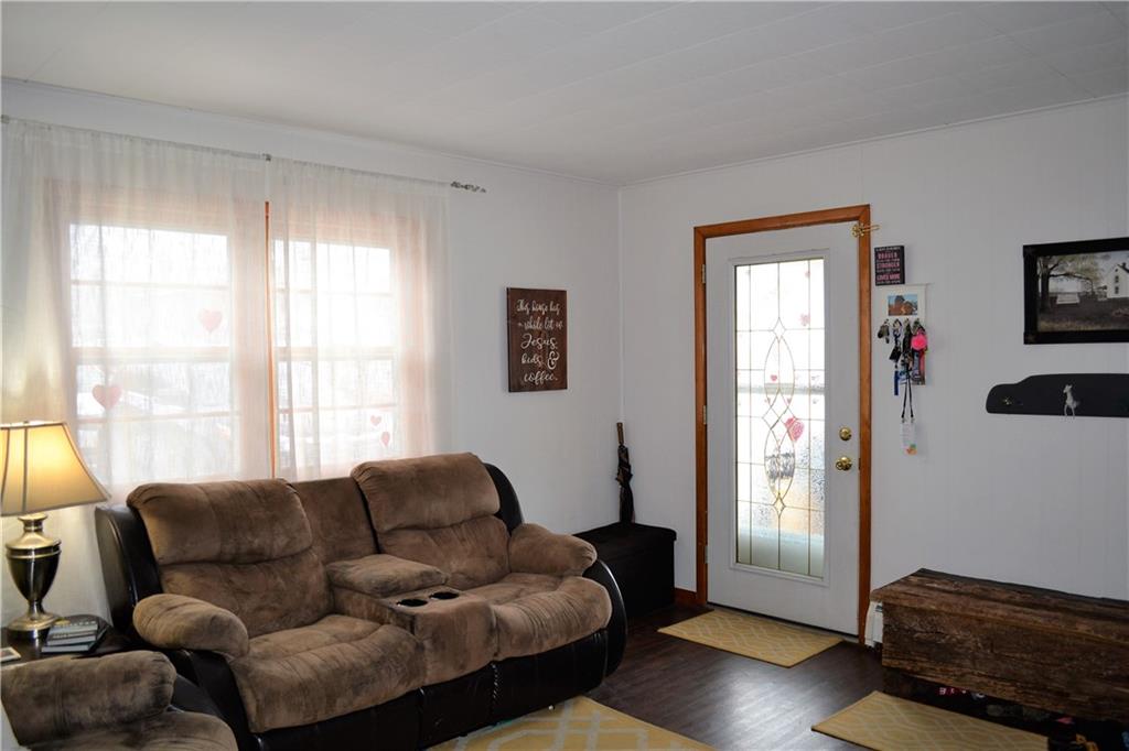 A large mudroom is a great way to enter the home from the side porch.
